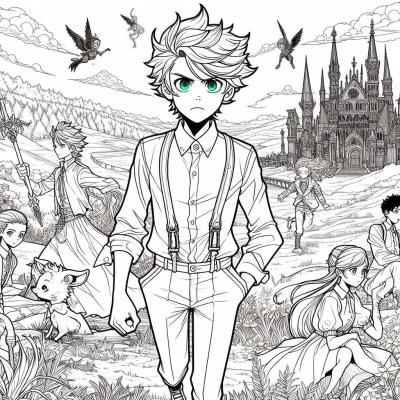 Ourcoloringpage The Promised Neverland 34