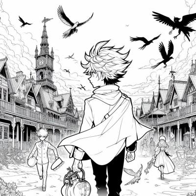Ourcoloringpage The Promised Neverland 35