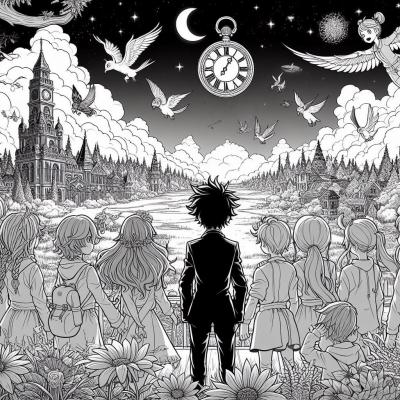 Ourcoloringpage The Promised Neverland 36