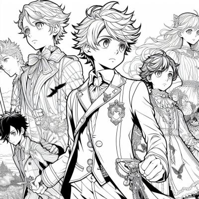 Ourcoloringpage The Promised Neverland 37