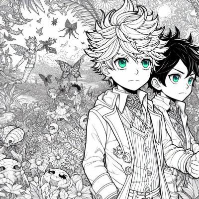 Ourcoloringpage The Promised Neverland 41