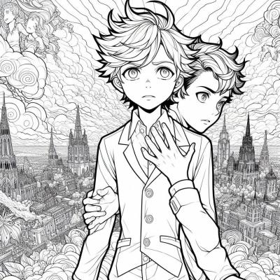 Ourcoloringpage The Promised Neverland 42