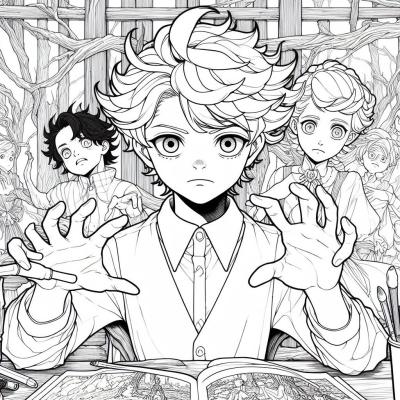 Ourcoloringpage The Promised Neverland 43