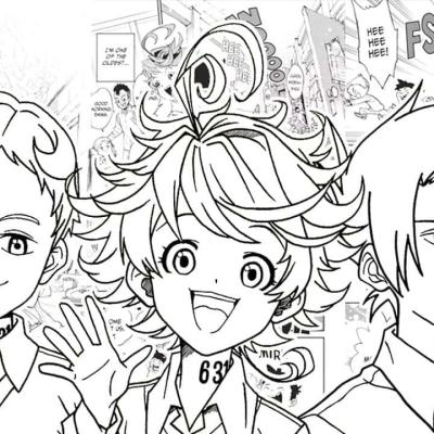 Ourcoloringpage The Promised Neverland 5