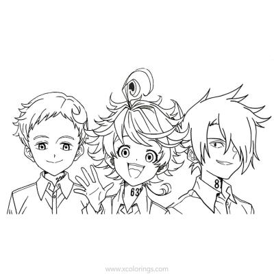 Ourcoloringpage The Promised Neverland 6
