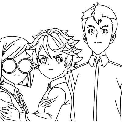 Ourcoloringpage The Promised Neverland 8