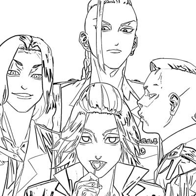 Ourcoloringpage Tokyo Revengers 7