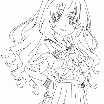 Ourcoloringpage Toradora 13