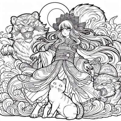 Ourcoloringpage Toradora 19