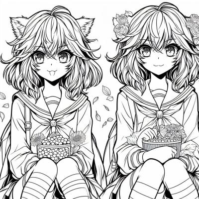 Ourcoloringpage Toradora 21