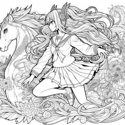 Ourcoloringpage Toradora 23