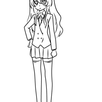 Ourcoloringpage Toradora 3