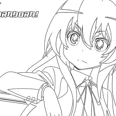Ourcoloringpage Toradora 8