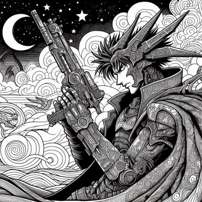 Ourcoloringpage Trigun 10