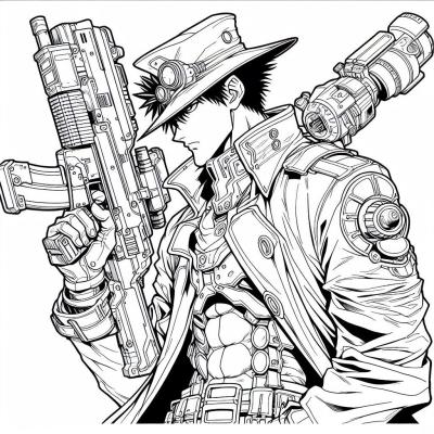 Ourcoloringpage Trigun 12