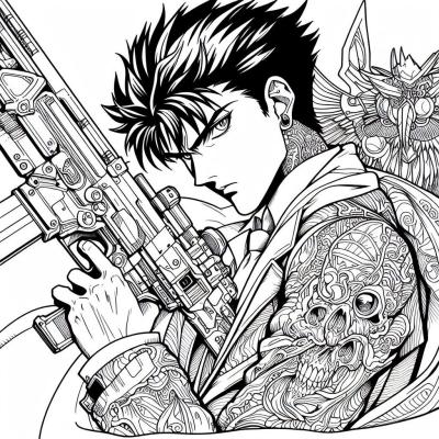 Ourcoloringpage Trigun 14