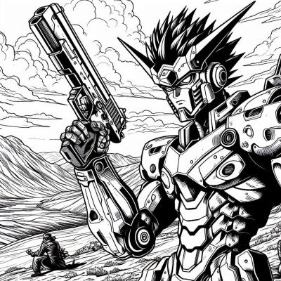 Ourcoloringpage Trigun 16