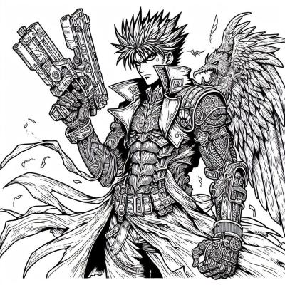 Ourcoloringpage Trigun 17