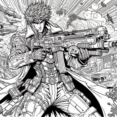 Ourcoloringpage Trigun 1