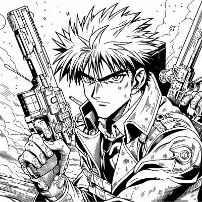 Ourcoloringpage Trigun 21