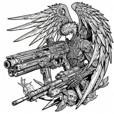 Ourcoloringpage Trigun 23