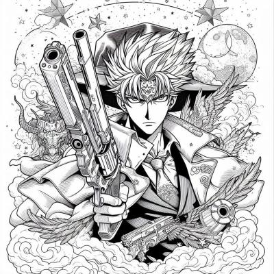 Ourcoloringpage Trigun 24