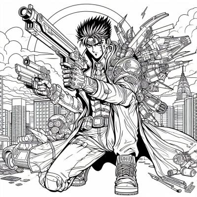 Ourcoloringpage Trigun 26