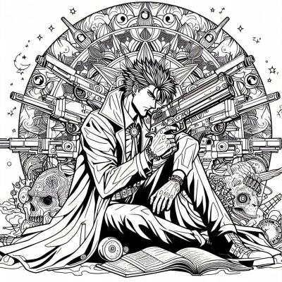 Ourcoloringpage Trigun 3