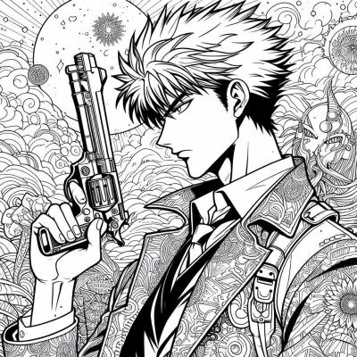 Ourcoloringpage Trigun 4
