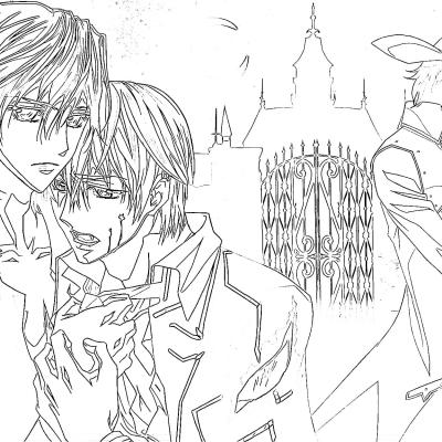 Ourcoloringpage Vampire Knight 10