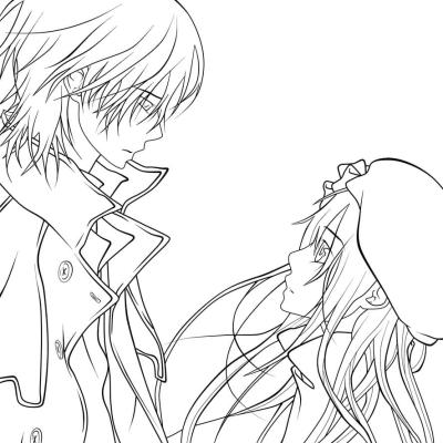 Ourcoloringpage Vampire Knight 11