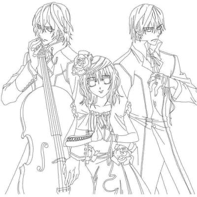 Ourcoloringpage Vampire Knight 15