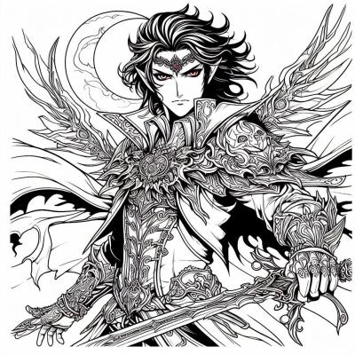 Ourcoloringpage Vampire Knight 17