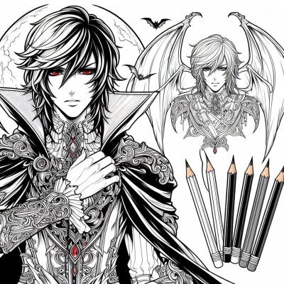 Ourcoloringpage Vampire Knight 20