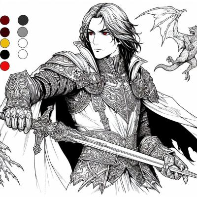 Ourcoloringpage Vampire Knight 23