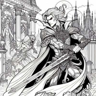 Ourcoloringpage Vampire Knight 28