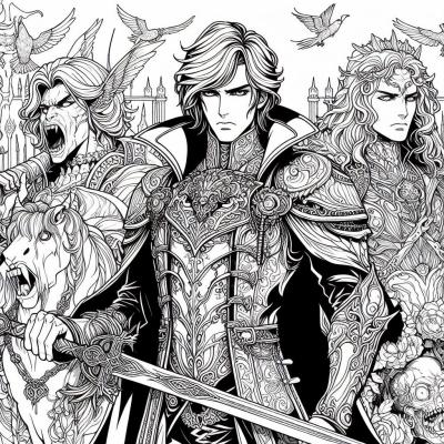 Ourcoloringpage Vampire Knight 29