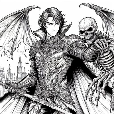 Ourcoloringpage Vampire Knight 34