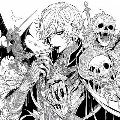 Ourcoloringpage Vampire Knight 35