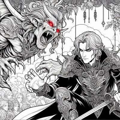 Ourcoloringpage Vampire Knight 38