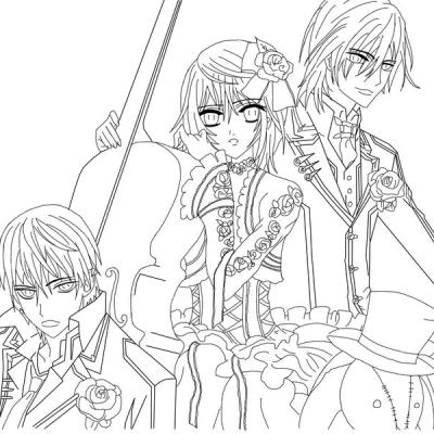 Ourcoloringpage Vampire Knight 3