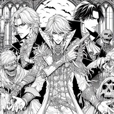 Ourcoloringpage Vampire Knight 46