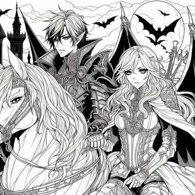 Ourcoloringpage Vampire Knight 47