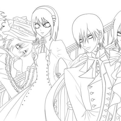 Ourcoloringpage Vampire Knight 4
