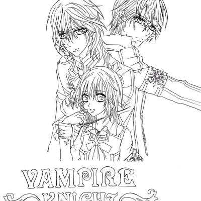 Ourcoloringpage Vampire Knight 7