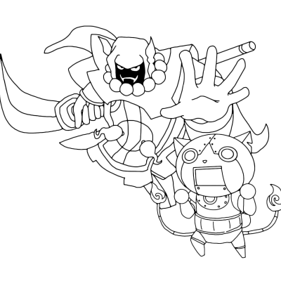 Ourcoloringpage Yo Kai Watch 12