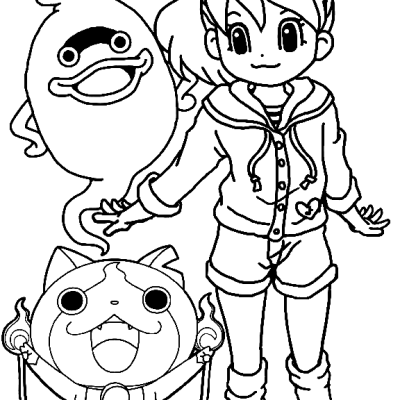 Ourcoloringpage Yo Kai Watch 16