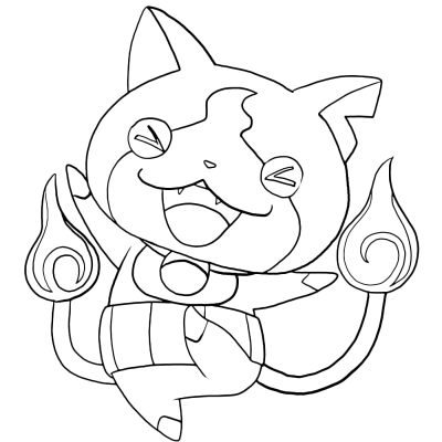 Ourcoloringpage Yo Kai Watch 18