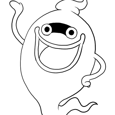 Ourcoloringpage Yo Kai Watch 1