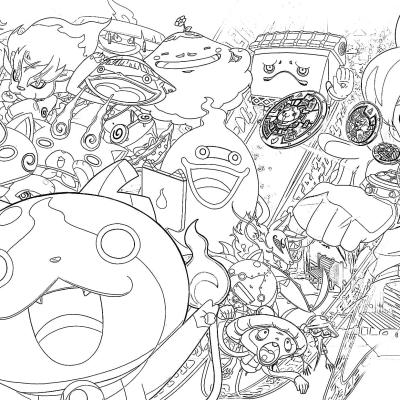 Ourcoloringpage Yo Kai Watch 26